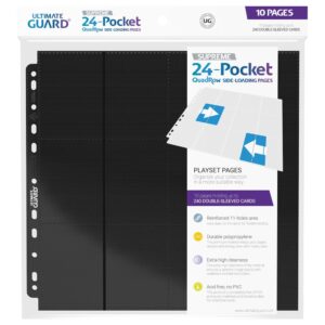 24-Pocket QuadRow Pages Side-Loading Black (10)